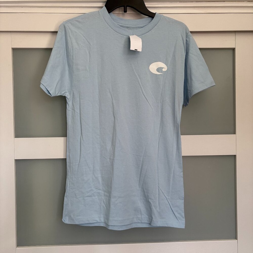 COSTA Boardwalk Life Size Small T-shirt Bicycle See What's Out there NEW  s/s